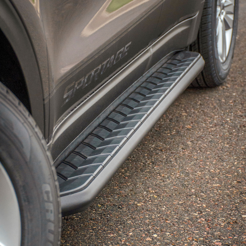 ARIES | AeroTread 5in x 67in Black Stainless Running Boards - 4Runner 4.0L 2014-2021