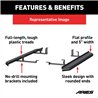 ARIES | AeroTread 5in x 67in Black Stainless Running Boards - 4Runner 4.0L 2014-2021