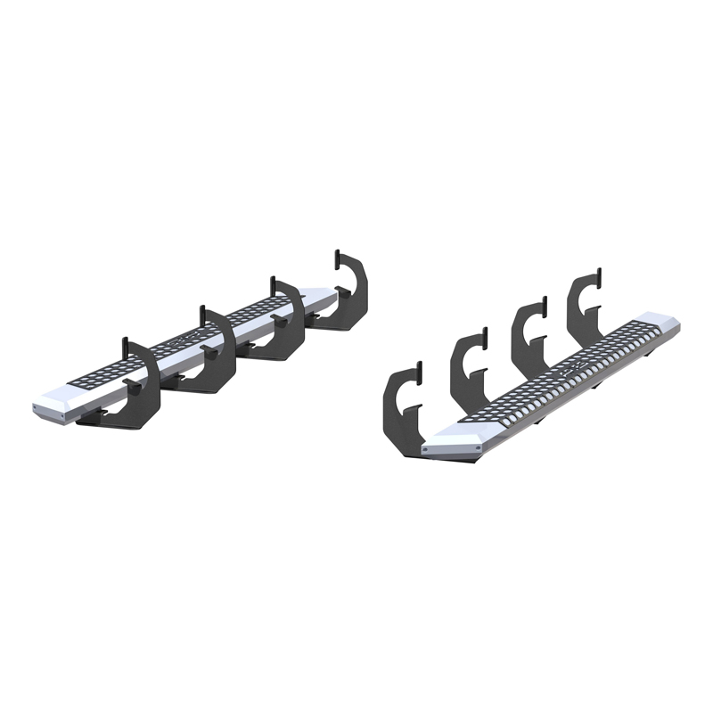 ARIES | AdvantEDGE 5-1/2in x 75in Chrome Aluminum Side Bars - Chevrolet / GMC 2005-2020
