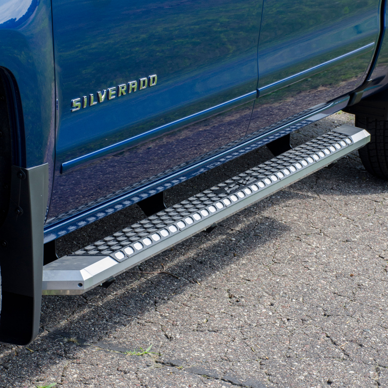 ARIES | AdvantEDGE 5-1/2in x 75in Chrome Aluminum Side Bars - Chevrolet / GMC 2005-2020