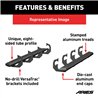 ARIES | AdvantEDGE 5-1/2in x 75in Black Aluminum Side Bars - Ram 1500 / Classic 2009-2022