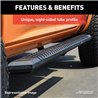 ARIES | AdvantEDGE 5-1/2in x 75in Black Aluminum Side Bars - Ram 1500 / Classic 2009-2022