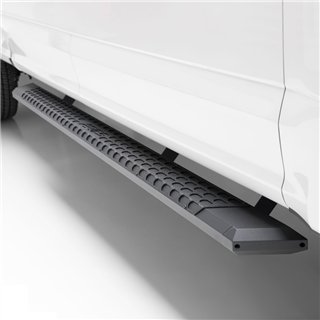 ARIES | AdvantEDGE 5-1/2in x 91in Black Aluminum Side Bars - Ram 2500 / 3500 2009-2022