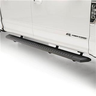 ARIES | AdvantEDGE 5-1/2in x 91in Black Aluminum Side Bars - F-150 / Lightning / F-250 / F-350 2015-2023