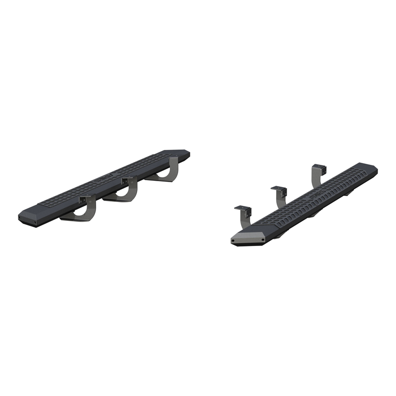 ARIES | AdvantEDGE 5-1/2in x 75in Black Aluminum Side Bars - Explorer 2.3T / 3.0T / 3.3L 2020-2022