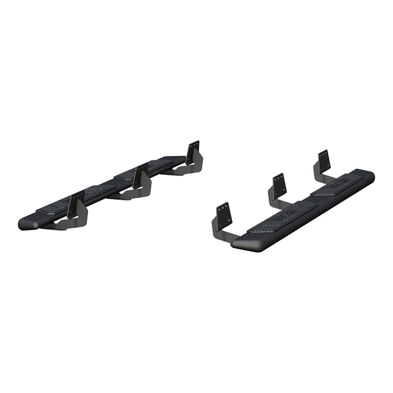 ARIES | AscentStep 5-1/2in x 75in Black Steel Running Boards - Ram 1500 2019-2022