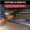 ARIES | AscentStep 5-1/2in x 75in Black Steel Running Boards - Ram 1500 2019-2022