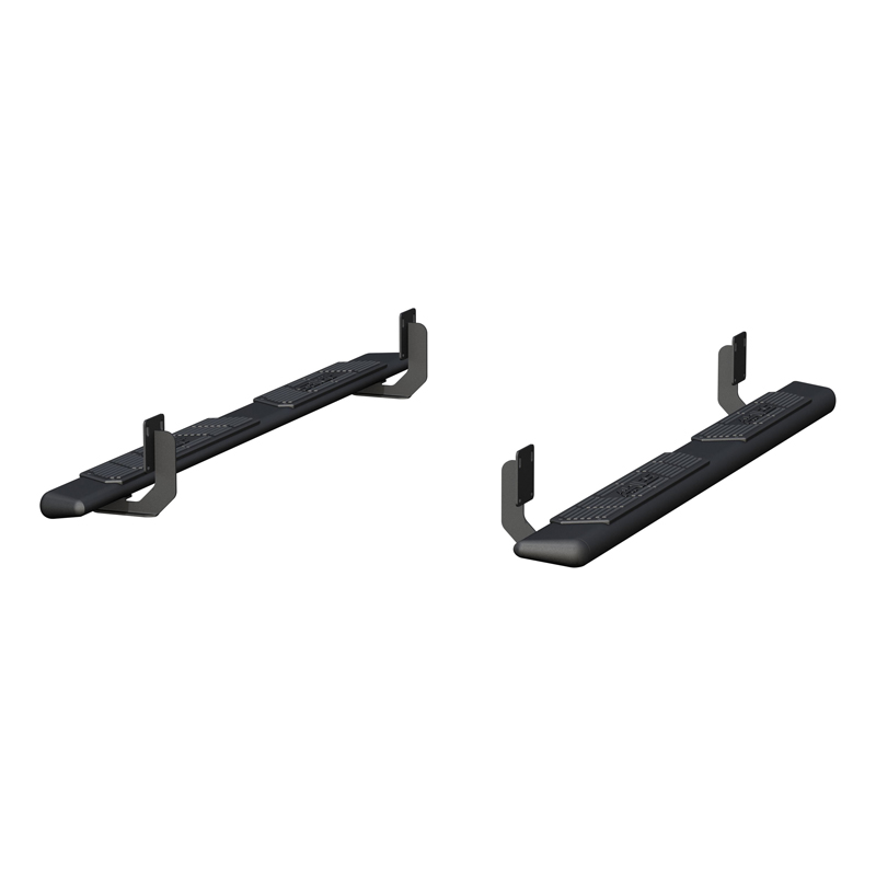 ARIES | AscentStep 5-1/2in x 75in Black Steel Running Boards - F-250 / F-350 2000-2016