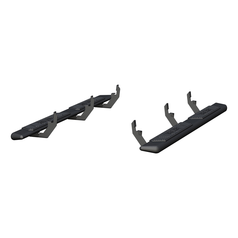 ARIES | AscentStep 5-1/2in x 75in Black Steel Running Boards - Colorado / Canyon 2015-2022