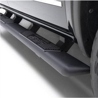 ARIES | AscentStep 5-1/2in x 75in Black Steel Running Boards - Durango 2011-2022