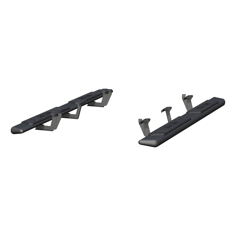 ARIES | AscentStep 5-1/2in x 75in Black Steel Running Boards - Durango 2011-2022