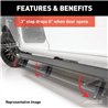 ARIES | ActionTrac 69.6in Powered Running Boards (No Brackets) - Chevrolet / Ford / GMC / Jeep / Toyota 2003-2022