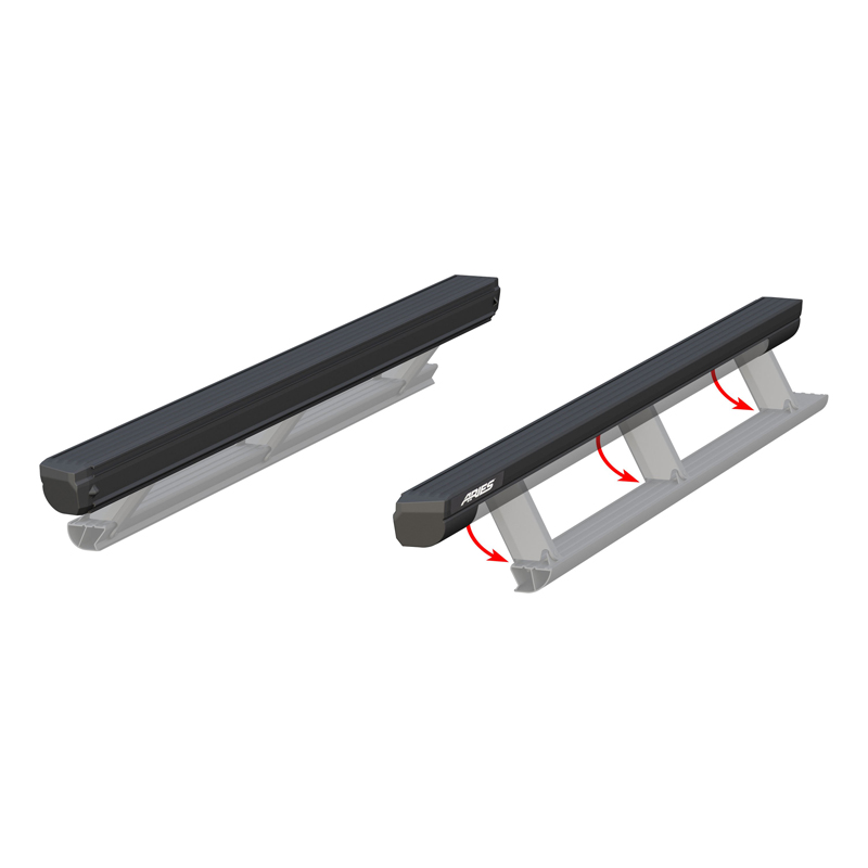 ARIES | ActionTrac 87.6in Powered Running Boards (No Brackets) - Chevrolet / Dodge / Ford / GMC / Nissan / Toyota 2000-2023