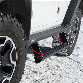 ARIES | ActionTrac 69.6in Powered Running Boards - Wrangler (JK) Unlimited 3.6L / 3.8L 2007-2018