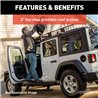 ARIES | ActionTrac 69.6in Powered Running Boards - Wrangler (JK) Unlimited 3.6L / 3.8L 2007-2018