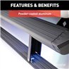 ARIES | ActionTrac 69.6in Powered Running Boards - Wrangler (JK) Unlimited 3.6L / 3.8L 2007-2018