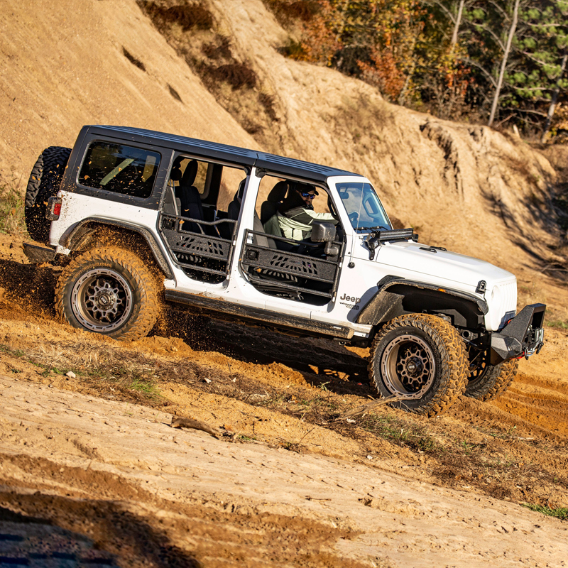ARIES | ActionTrac 69.6in Powered Running Boards - Wrangler (JL) Unlimited 2018-2022