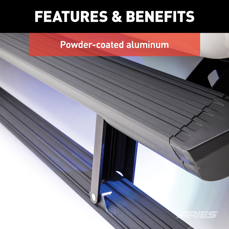 ARIES | ActionTrac 83.6in Powered Running Boards - Chevrolet / GMC 2014-2019