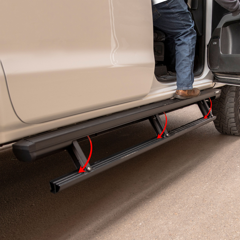 ARIES | ActionTrac 83.6in Powered Running Boards - Gladiator 3.0L / 3.6L 2020-2022