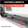 ARIES | ActionTrac 83.6in Powered Running Boards - Gladiator 3.0L / 3.6L 2020-2022