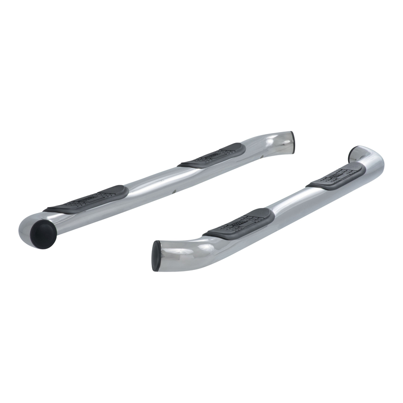 ARIES | 3in Round Polished Stainless Side Bars - Tacoma 2.7L / 3.5L / 4.0L 2005-2022