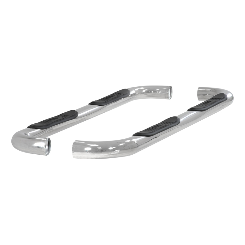 ARIES | 3in Round Polished Stainless Side Bars - F-150 / Heritage 2000-2004