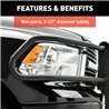 ARIES | Pro Series Black Steel Grille Guard - Gladiator / Wrangler (JL) Unlimited 2018-2021