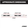 ARIES | 4in Black Steel Oval Side Bars - Excursion / F-250 / F-350 2000-2016