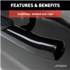 ARIES | 4in Black Steel Oval Side Bars - Excursion / F-250 / F-350 2000-2016