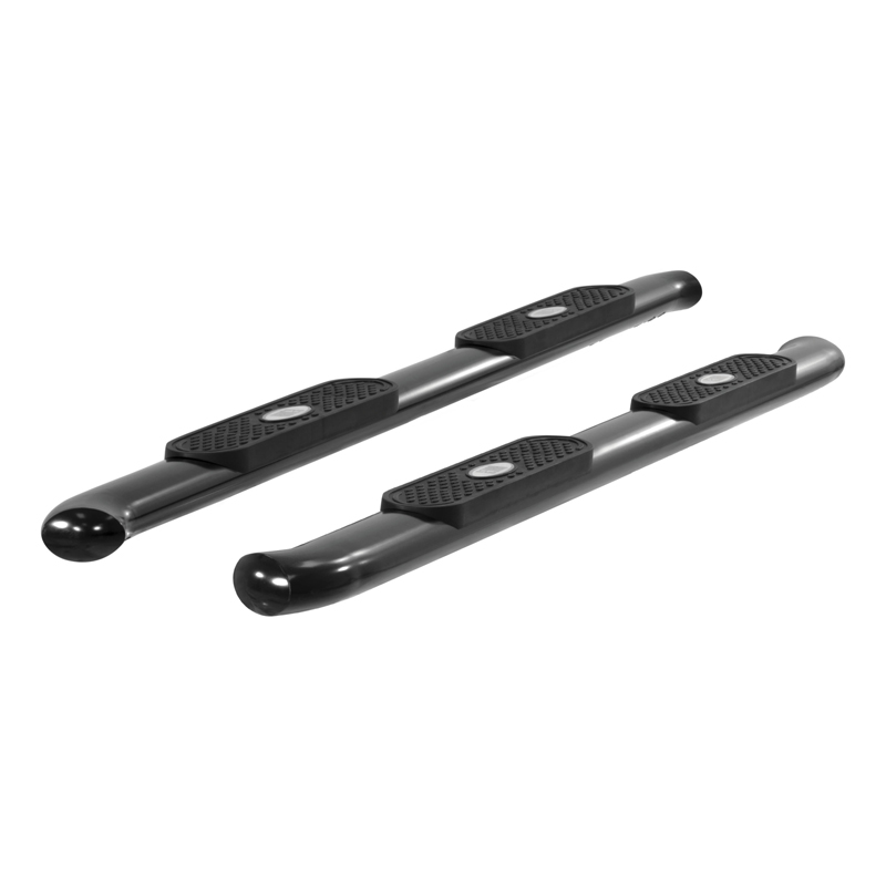 ARIES | 4in Black Steel Oval Side Bars - F-150 / F-250 / F-350 2015-2023