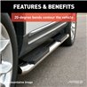 ARIES | 4in Polished Stainless Oval Side Bars - F-150 / F-250 / F-350 2015-2023
