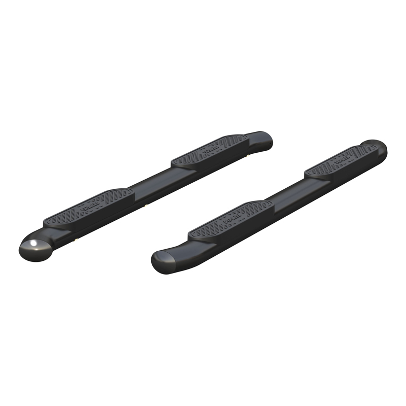 ARIES | 4in Black Steel Oval Side Bars - Chevrolet / GMC 2019-2023
