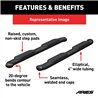 ARIES | 4in Black Steel Oval Side Bars - Chevrolet / GMC 2019-2023