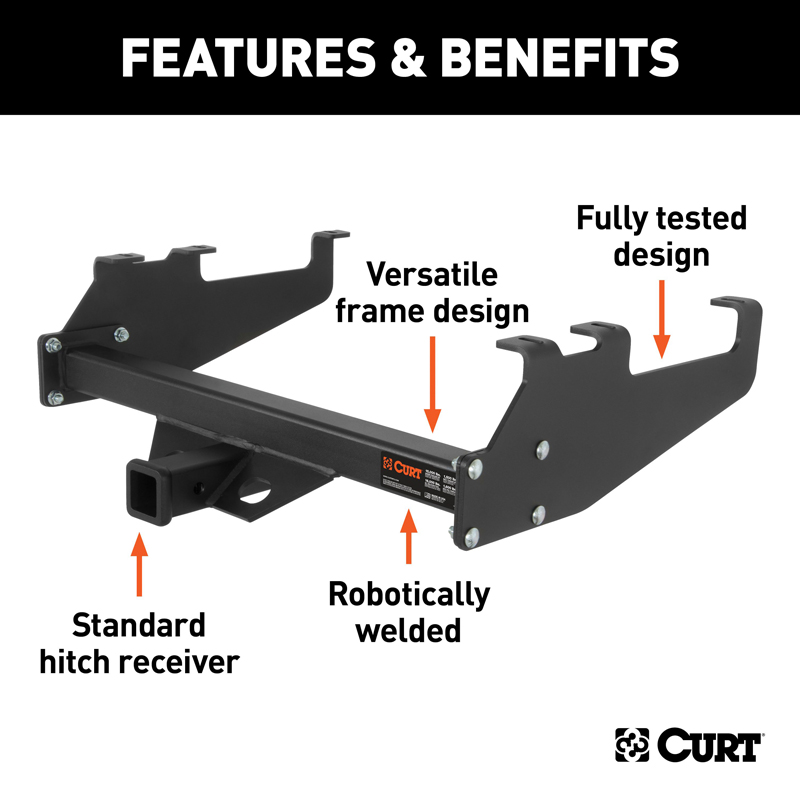 CURT | Class 5 Multi-Fit Trailer Hitch with 2in Receiver