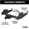 CURT | Class 5 Multi-Fit Trailer Hitch with 2in Receiver