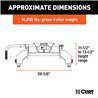 CURT | E16 5th Wheel Hitch - Silverado / Sierra 2500 HD / 3500 HD 6.0L / 6.6L 2016-2019