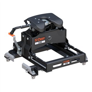 CURT | A20 Sliding 5th Wheel Hitch, 20K - Silverado / Sierra 2500 HD / 3500 HD 6.0L / 6.6L 2016-2019