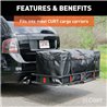CURT | 56in x 22in x 21in Weather-Resistant Vinyl Cargo Bag