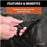 CURT | 56in x 22in x 21in Weather-Resistant Vinyl Cargo Bag