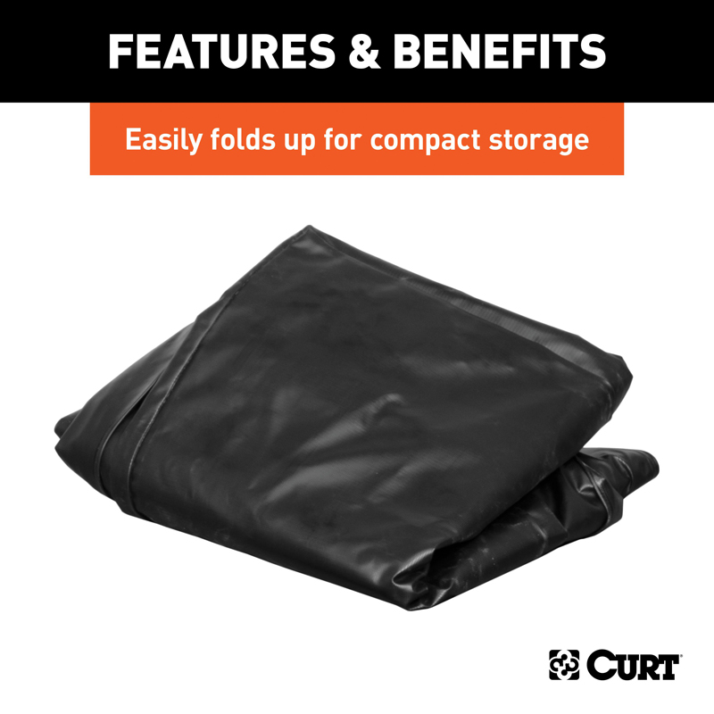 CURT | 56in x 22in x 21in Weather-Resistant Vinyl Cargo Bag