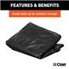 CURT | 56in x 22in x 21in Weather-Resistant Vinyl Cargo Bag