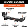 CURT | 2in Front Receiver Hitch - Excursion / F-250 / F-350 2000-2007