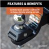 CURT | RockerBall 2in Cushion Hitch Trailer Ball (1in Shank, 7,500 lbs.)