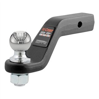 CURT | Loaded Forged Ball Mount with 2-5/16in Ball (2in Shank, 15,000 lbs., 4in Drop)