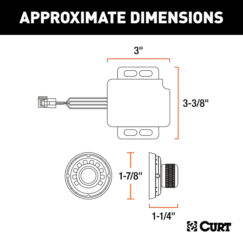 CURT | Spectrum Integrated Proportional Trailer Brake Controller