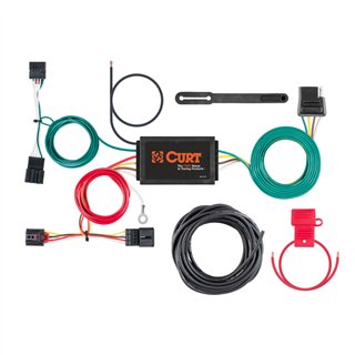CURT | Custom Wiring Harness, 4-Way Flat Output - Beetle 1.8T / 2.0L / 2.5L 2012-2019