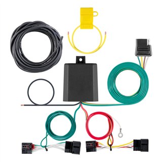CURT | Custom Wiring Harness, 4-Way Flat Output - Atlas / Atlas Cross Sport 2.0T / 3.6L 2020-2024