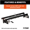 CURT | Double Lock Gooseneck Installation Brackets - Silverado / Sierra 1500 / Limited 2007-2019