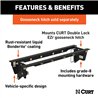 CURT | Double Lock EZr Gooseneck Installation Brackets - F-250 / F-350 2000-2010