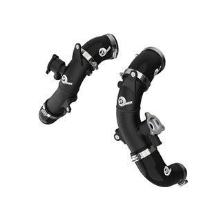 aFe Power | BladeRunner 2-1/2 IN Aluminum Hot Charge Pipe Black - Tundra 3.4T 2022-2025